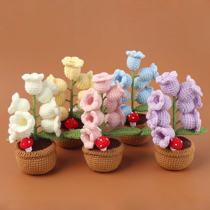 Handmade Crochet Flower Lamp